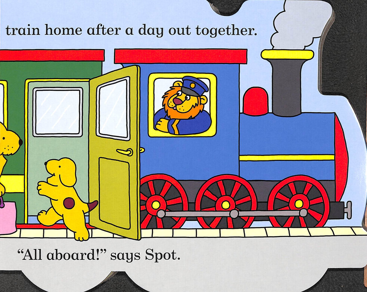 Spot's Train: A shaped board book with sound for babies and toddlers