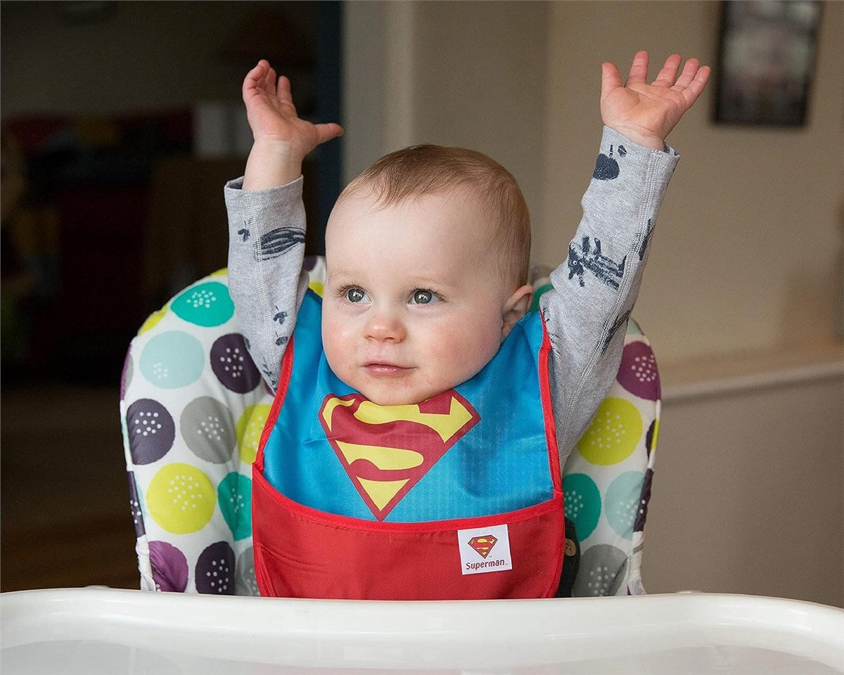 Bumkins SuperBib 2-Pack - Superman Design