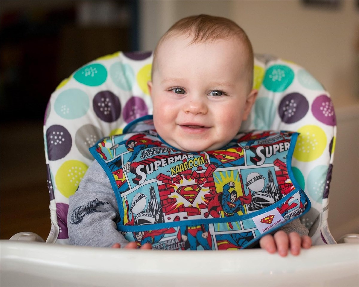 Bumkins SuperBib 2-Pack - Superman Design