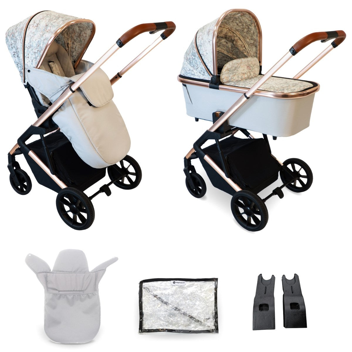 My Babiie MB500 2-in-1 Pushchair & Carrycot