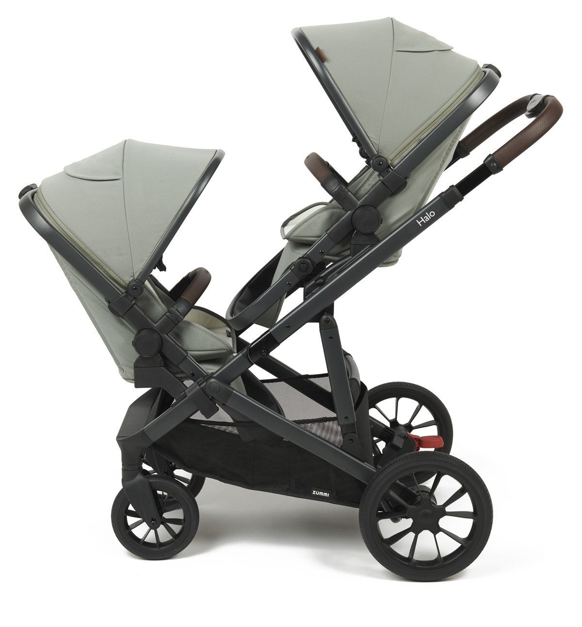 Zummi Halo Twin Complete Set, Sage Green