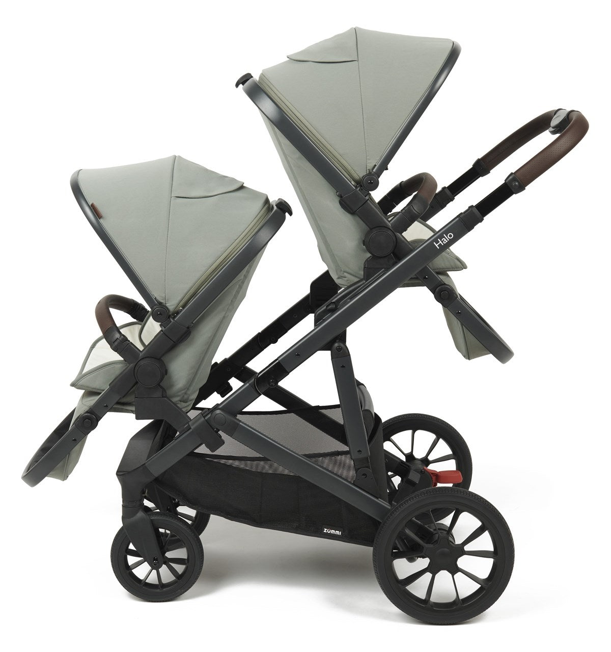 Zummi Halo Twin Complete Set, Sage Green