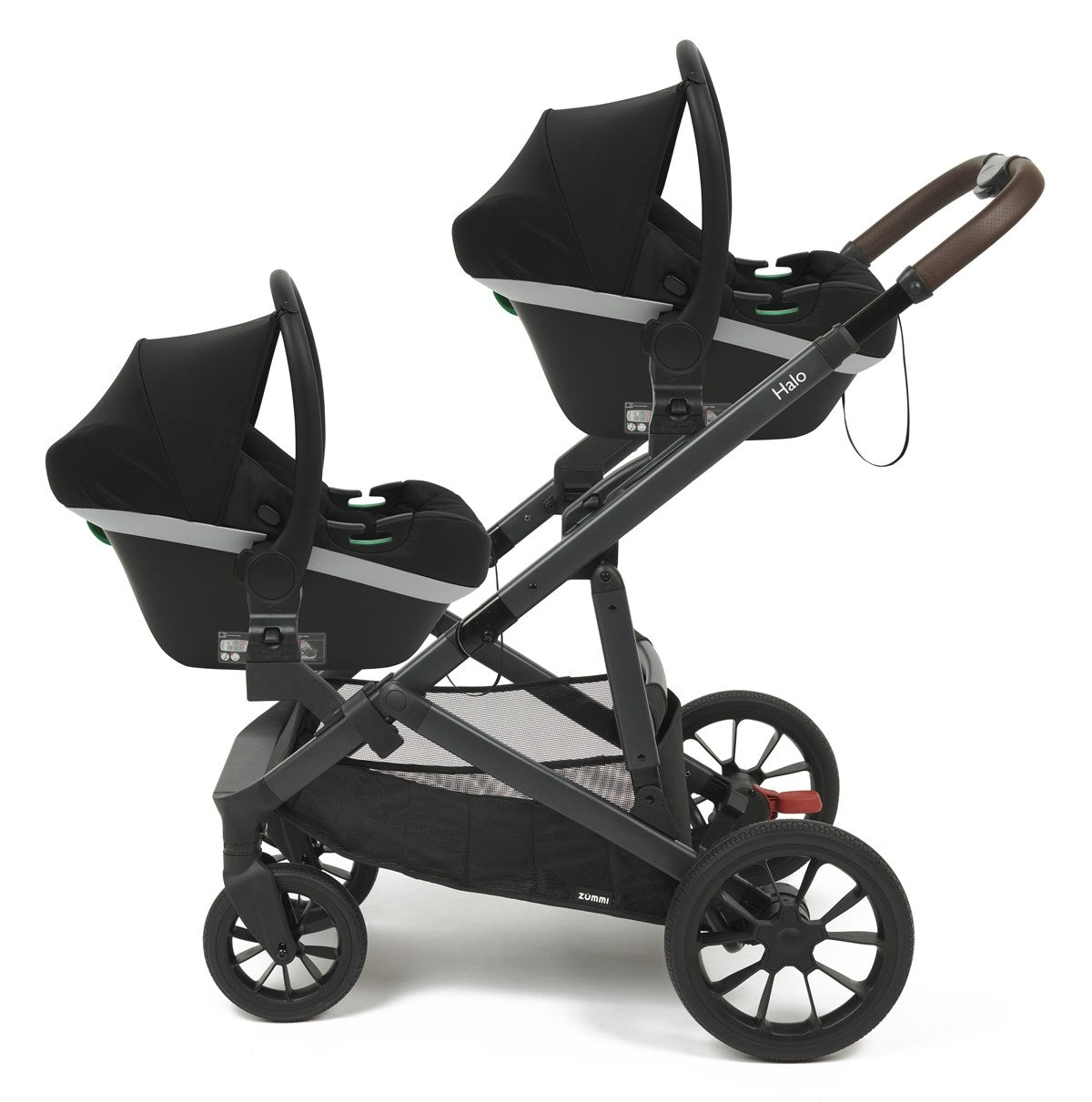 Zummi Halo Twin Complete Set, Sage Green