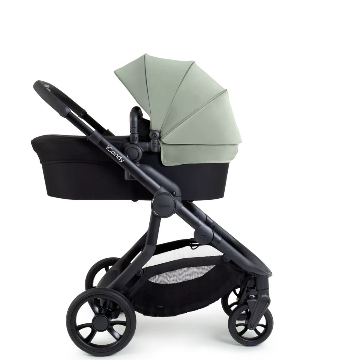 iCandy Orange 4 Complete Bundle Pistachio + Maxi Cosi Cabriofix and Isofix Base,