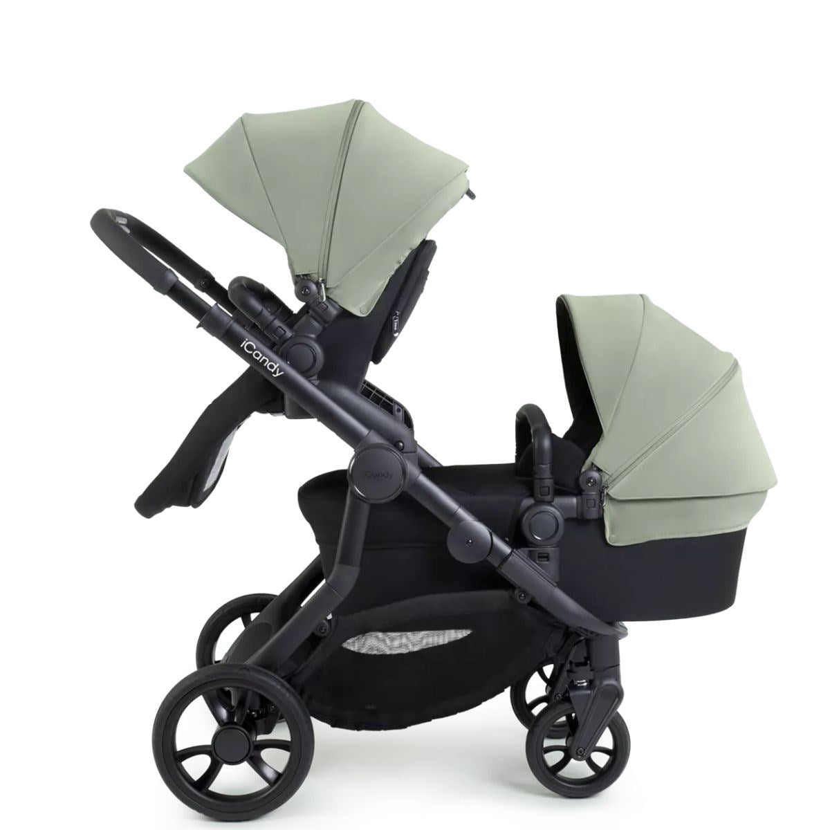 iCandy Orange 4 Complete Bundle Pistachio + Maxi Cosi Cabriofix and Isofix Base,