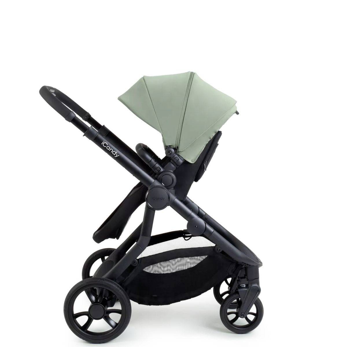 iCandy Orange 4 Complete Bundle Pistachio + Maxi Cosi Cabriofix and Isofix Base,