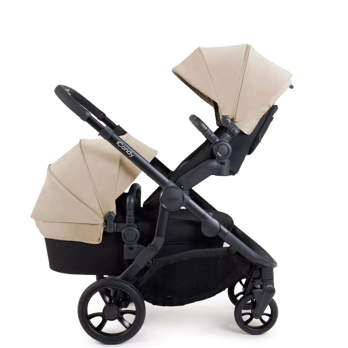 iCandy Orange 4 Complete Bundle Latte + Maxi Cosi Cabriofix and Isofix Base