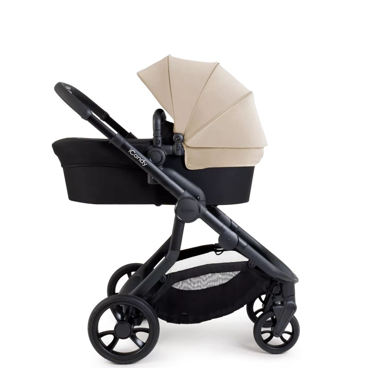 iCandy Orange 4 Complete Bundle Latte + Maxi Cosi Cabriofix and Isofix Base