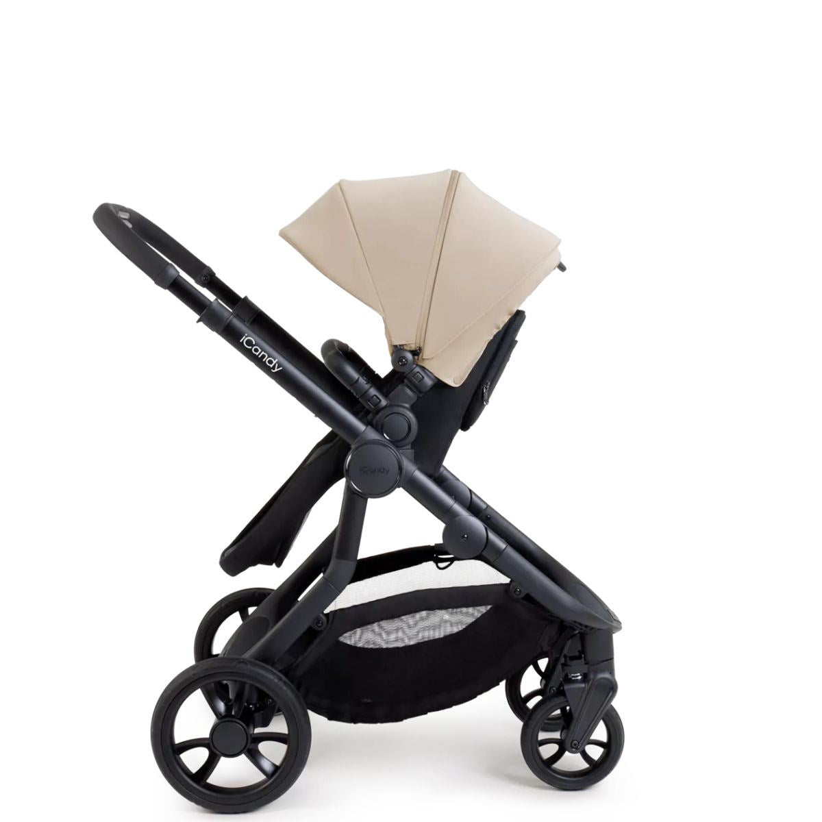 iCandy Orange 4 Complete Bundle Latte + Maxi Cosi Cabriofix and Isofix Base