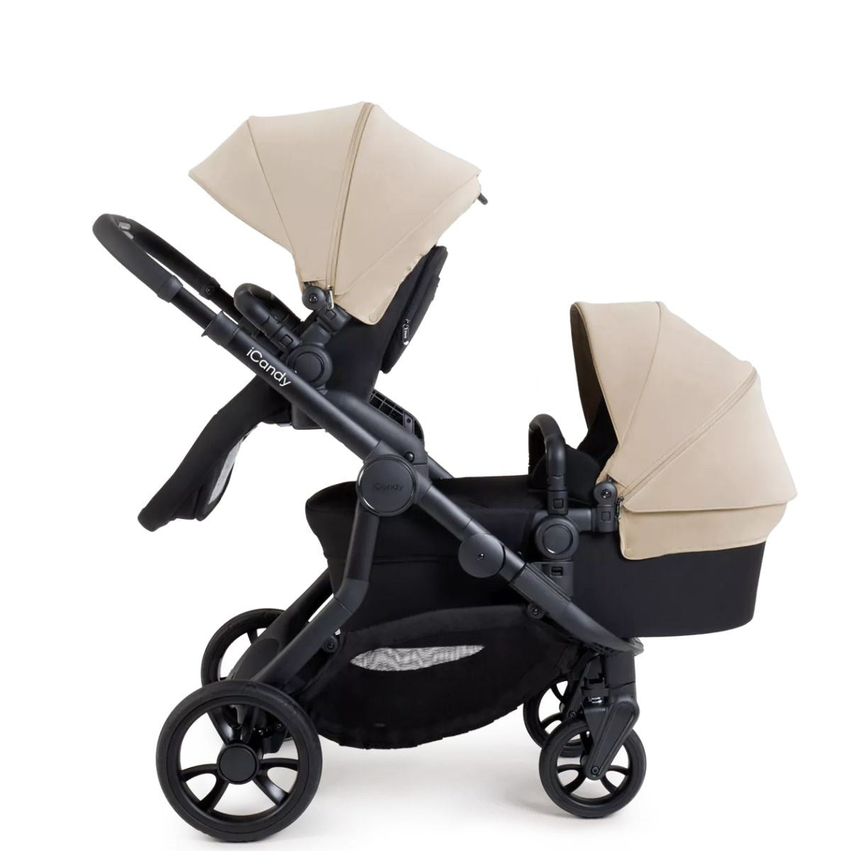 iCandy Orange 4 Complete Bundle Latte + Maxi Cosi Cabriofix and Isofix Base