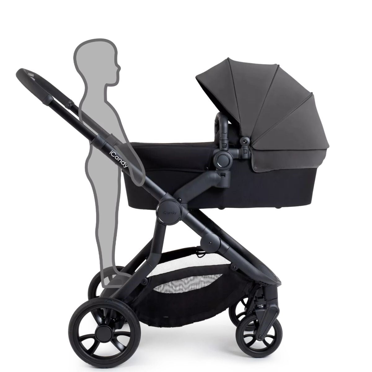 iCandy Orange 4 Complete Bundle Fossil + Maxi Cosi Cabriofix and Isofix Base