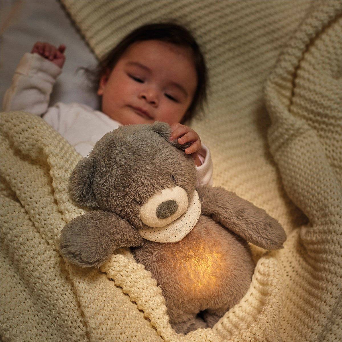 Nattou Sleepy Bear Cuddly Nightlight