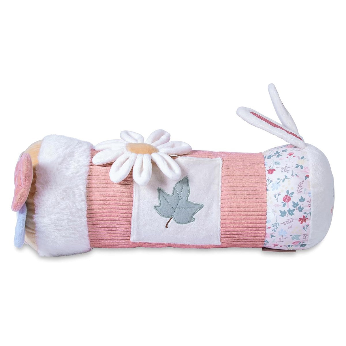 Red Kite Tummy Time Roller, Rose & Ivy