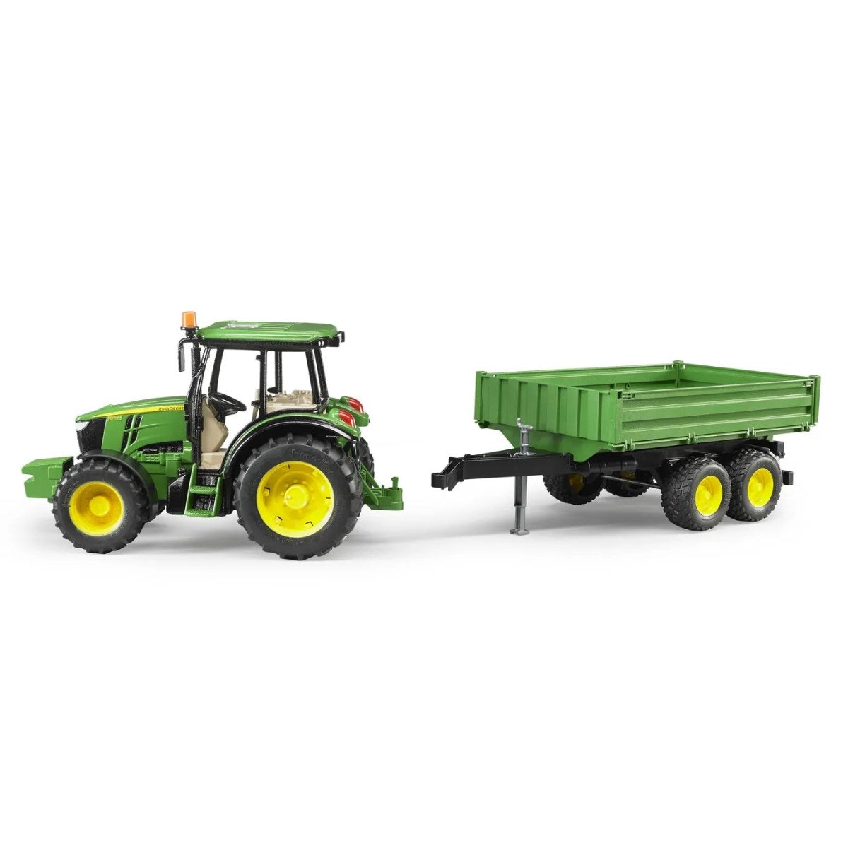 Bruder John Deere 5115M Toy Tractor With Trailer