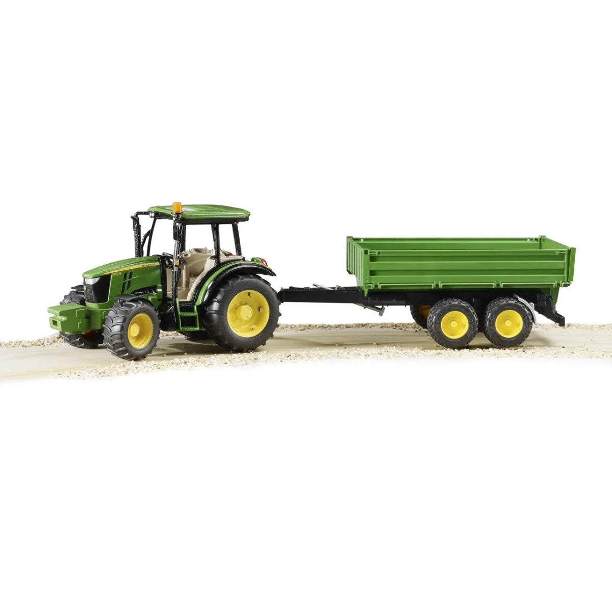 Bruder John Deere 5115M Toy Tractor With Trailer