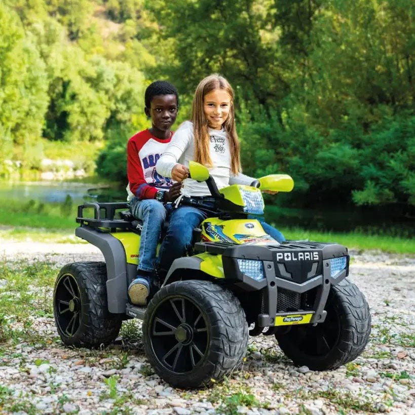 Peg Perego Polaris Sportsman Pro Citrus 24v Electric Quad, 6+ years