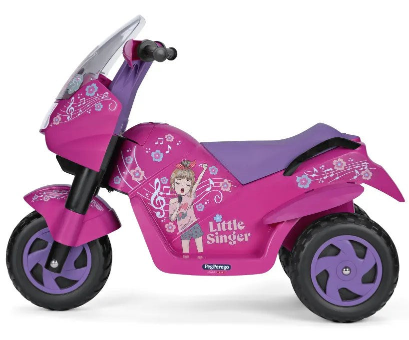 Peg Perego Little Singer 6V Electric Motorcycle, 2+ years