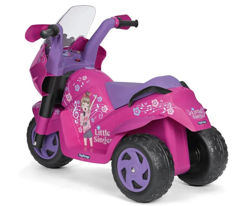 Peg Perego Little Singer 6V Electric Motorcycle, 2+ years