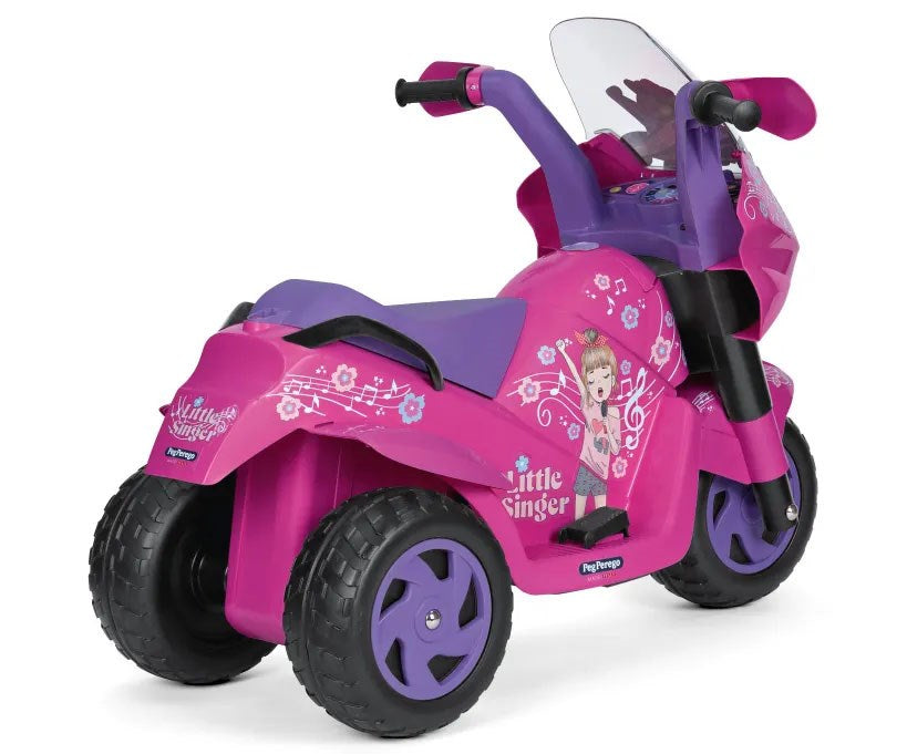 Peg Perego Little Singer 6V Electric Motorcycle, 2+ years