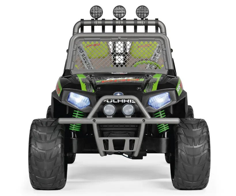 Peg Perego Polaris RZR PRO Green Shadow – 24V Off-Road Vehicle for Kids, 6+ years