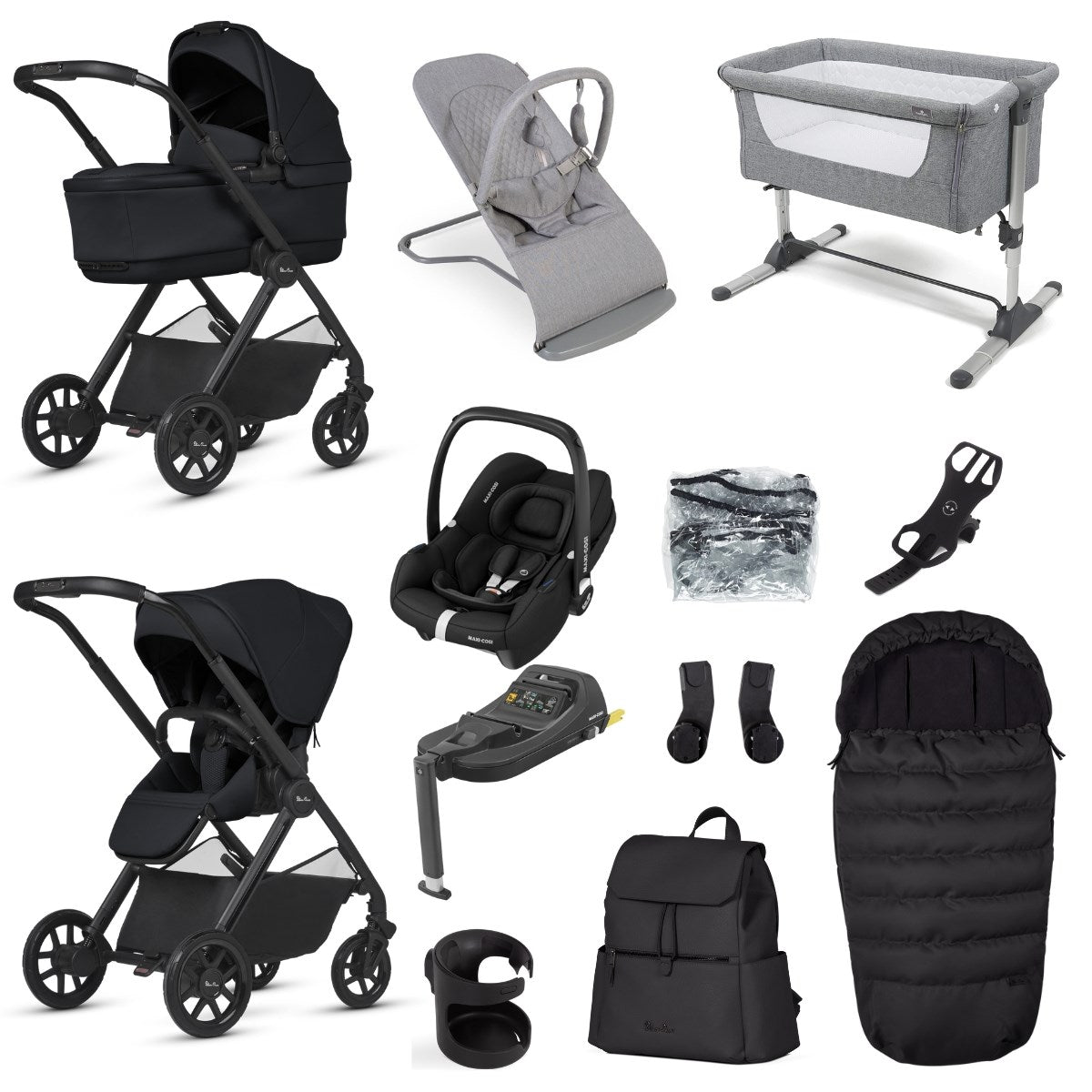 Silver Cross Reef 2 Travel System & Nursery Bundle, Space