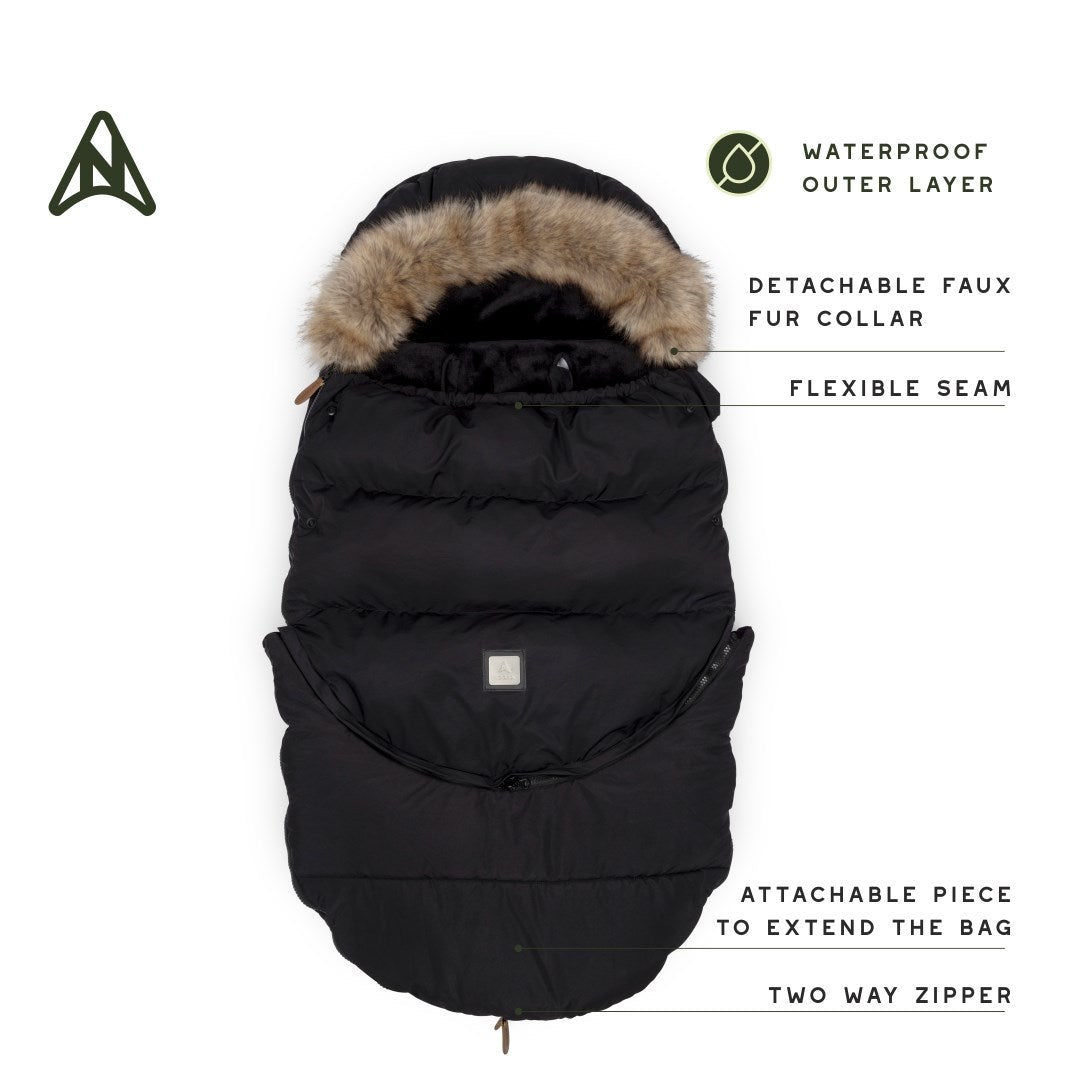 Noordi Extendable Winter Stroller Sleeping Bag / Footmuff