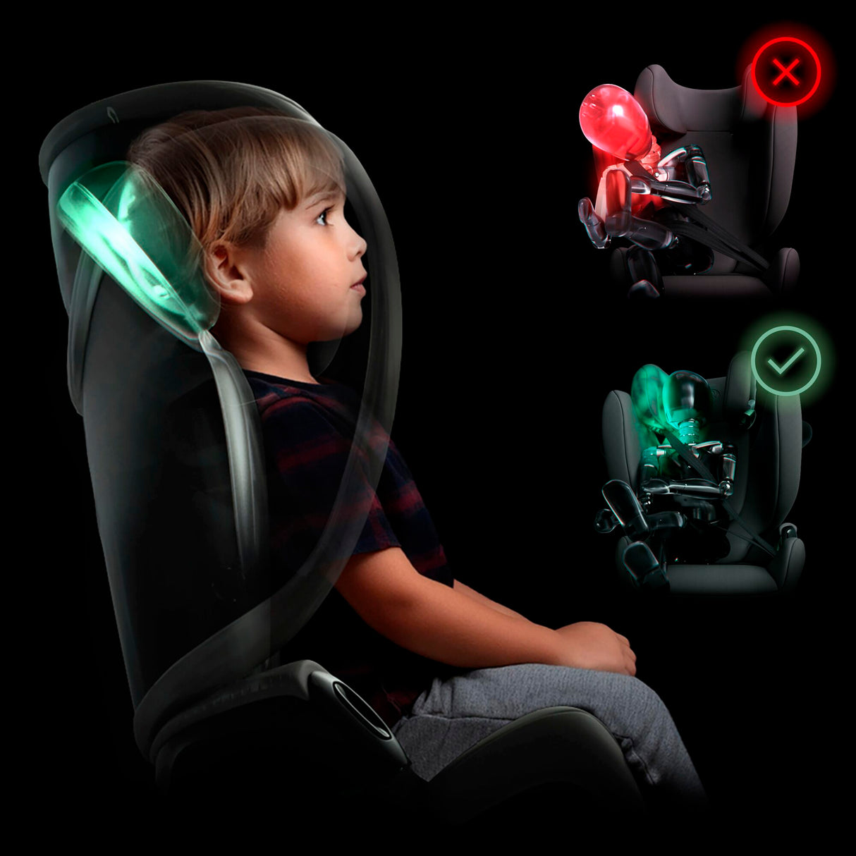 Cybex Solution G2 Foldable Car Seat, Magic Black