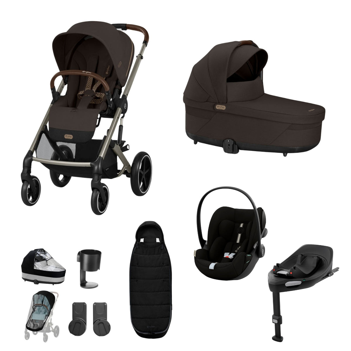 Cybex Balios S 10 Piece Travel System Bundle with Cloud G Plus