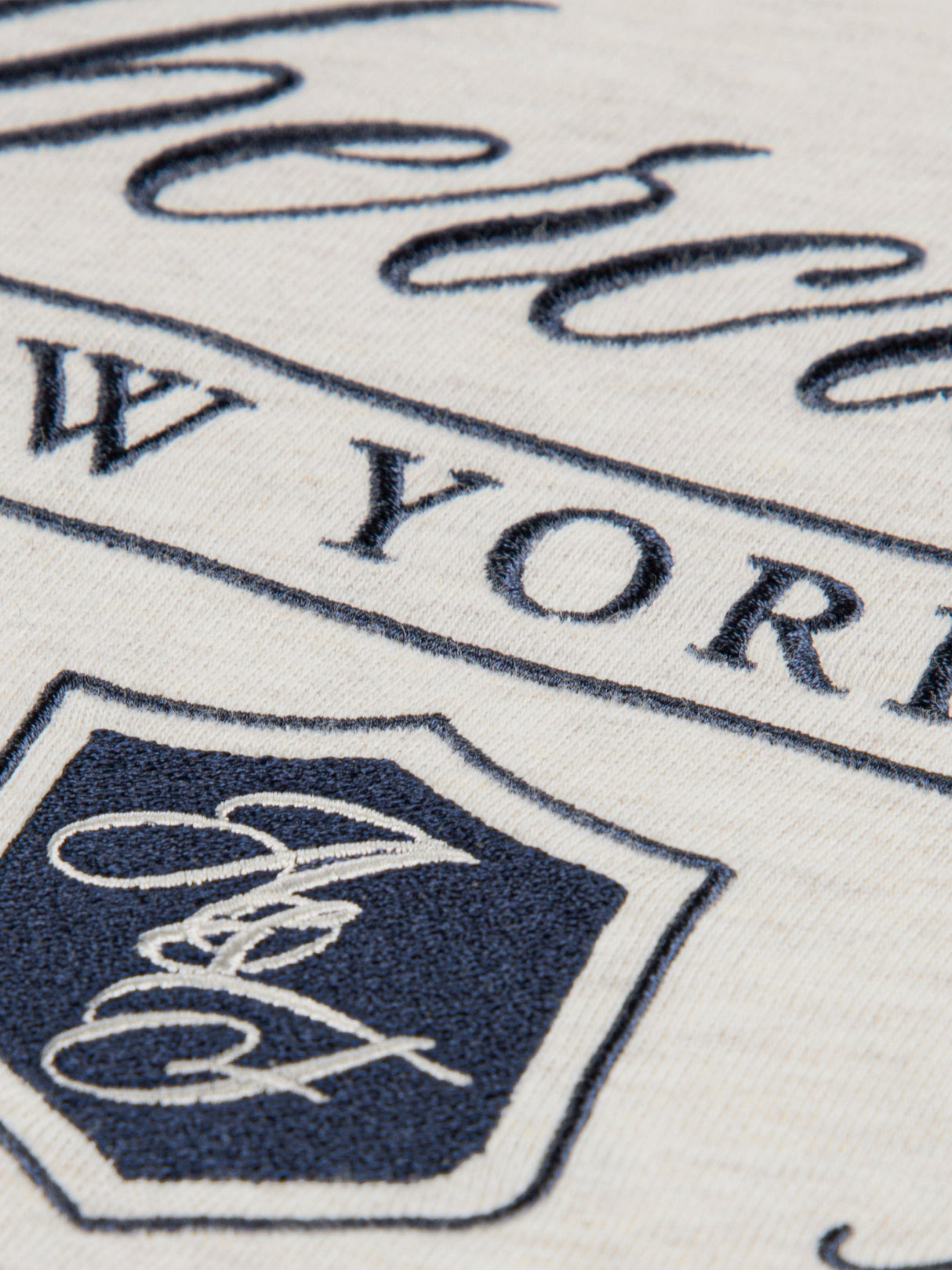 Abercrombie & Fitch Girls Crest Boxy T-Shirt in Beige