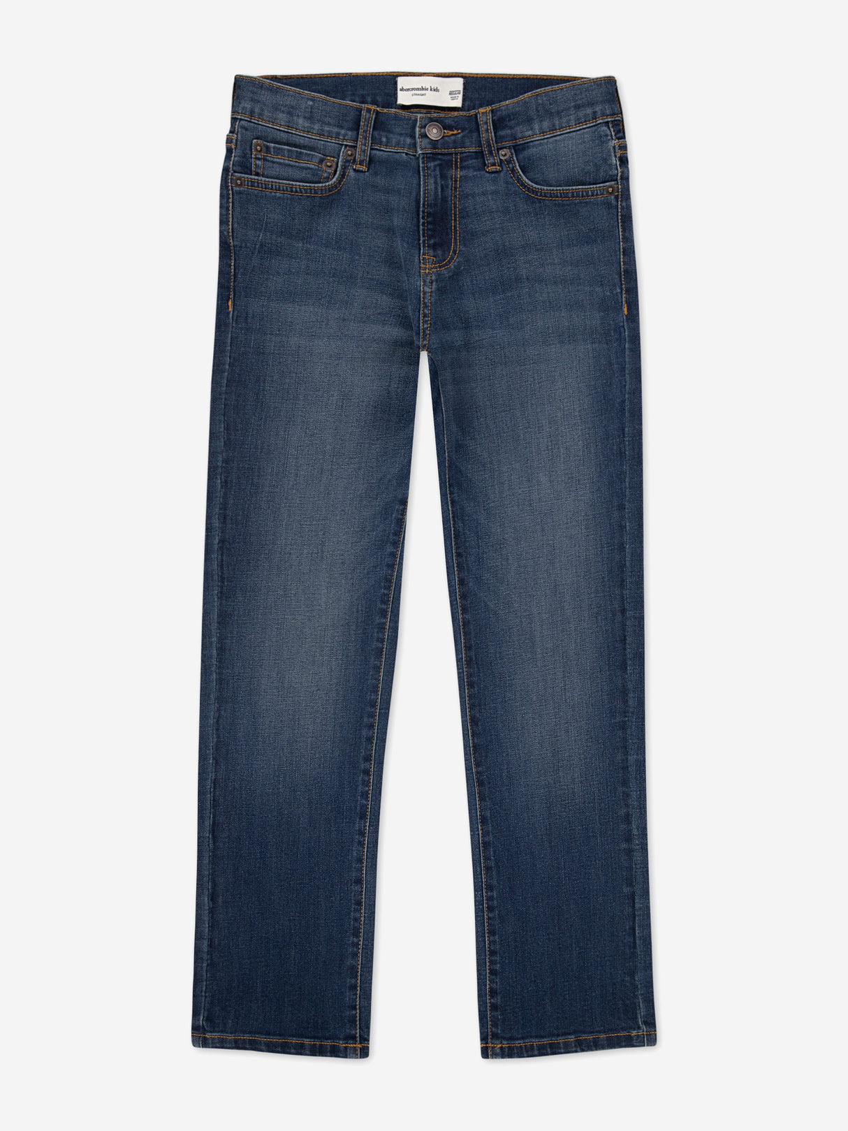 Abercrombie & Fitch Boys Straight Fit Jeans in Blue