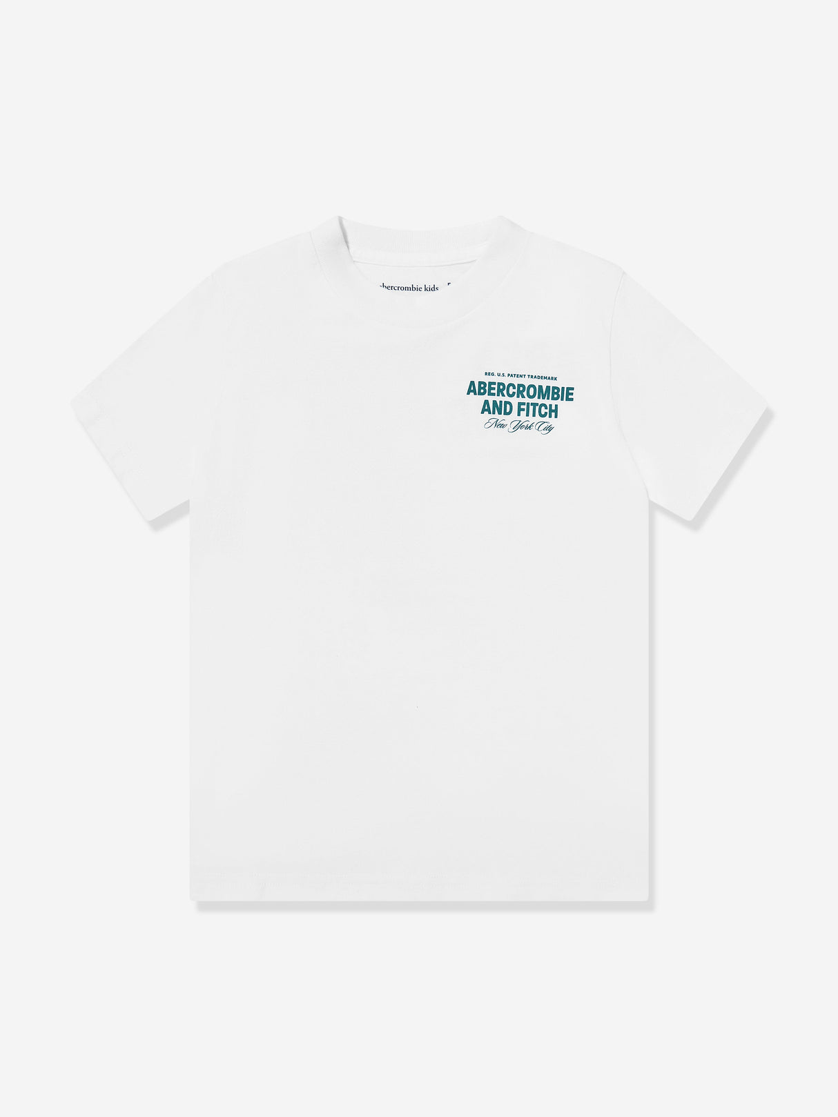 Abercrombie & Fitch Boys City Stack T-Shirt in White