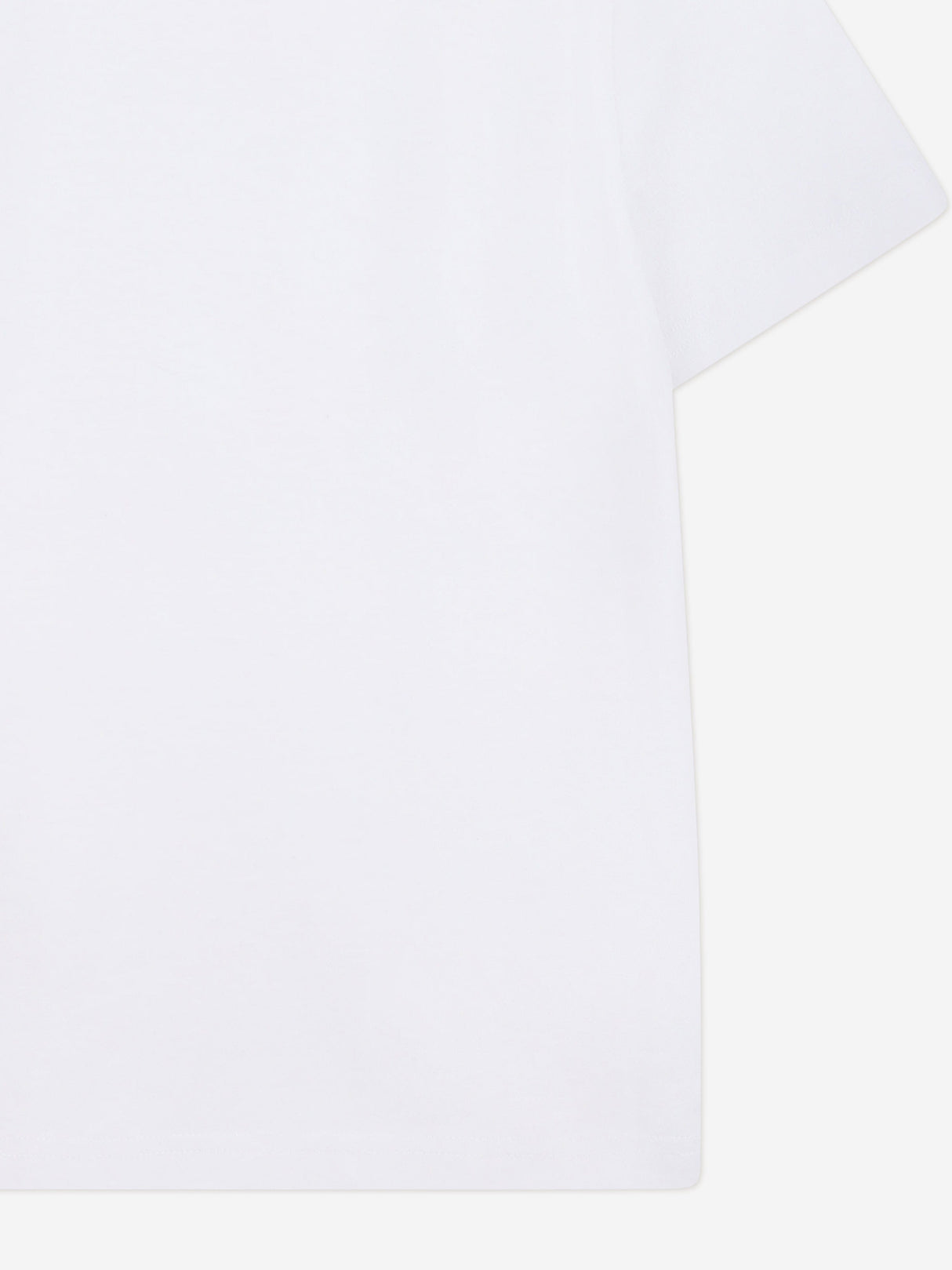 BOSS Boys Logo Print T-Shirt in White