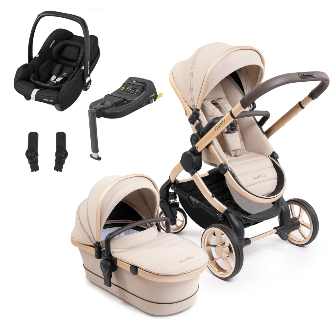 iCandy Peach 7 Travel System With Maxi-Cosi Cabriofix And Base