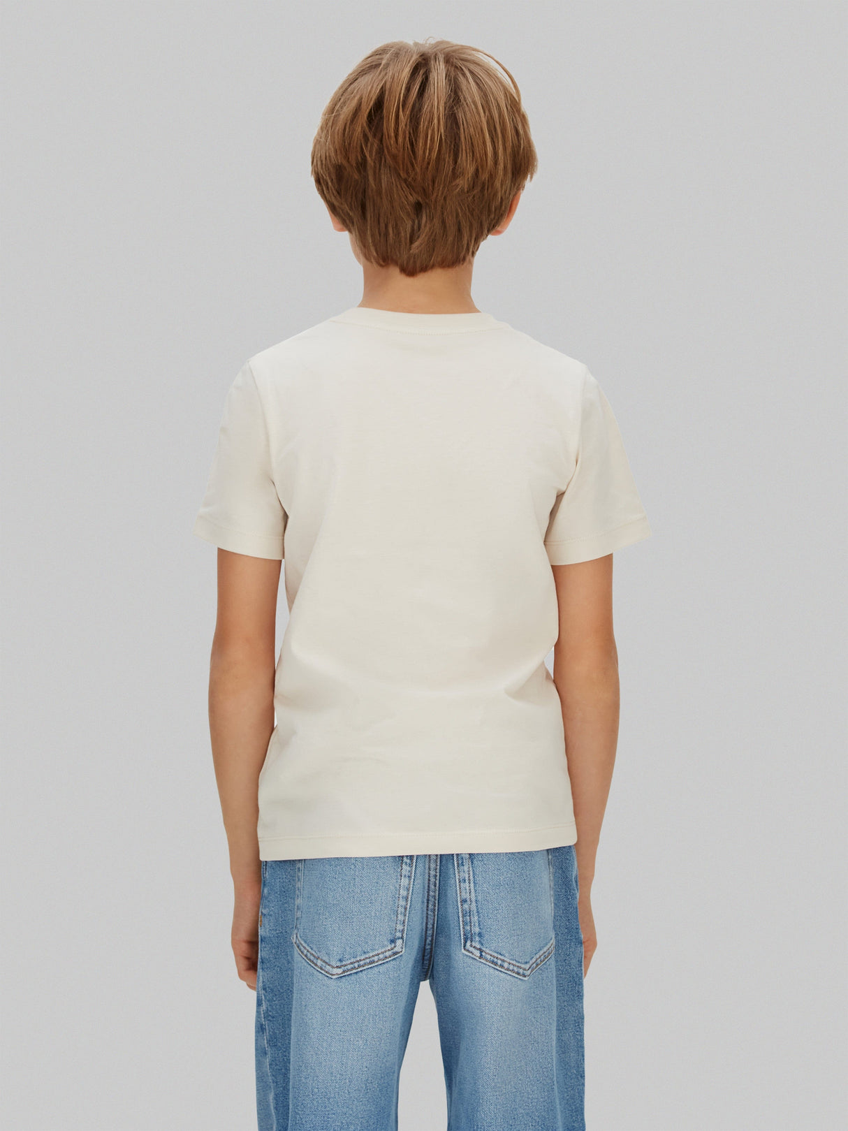 Calvin Klein Boys 2 Pack Monogram Top Set in Beige