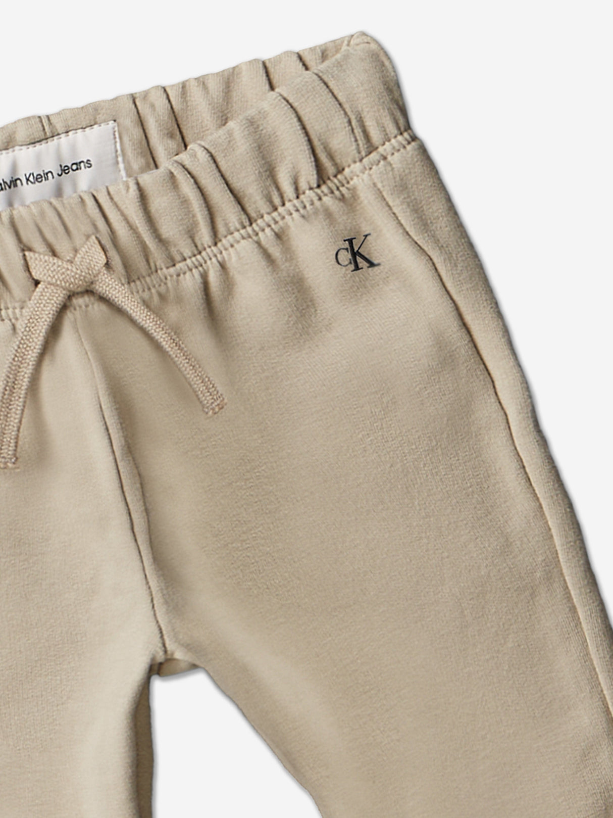 Calvin Klein Baby Monogram Tracksuit Gift Set in Beige