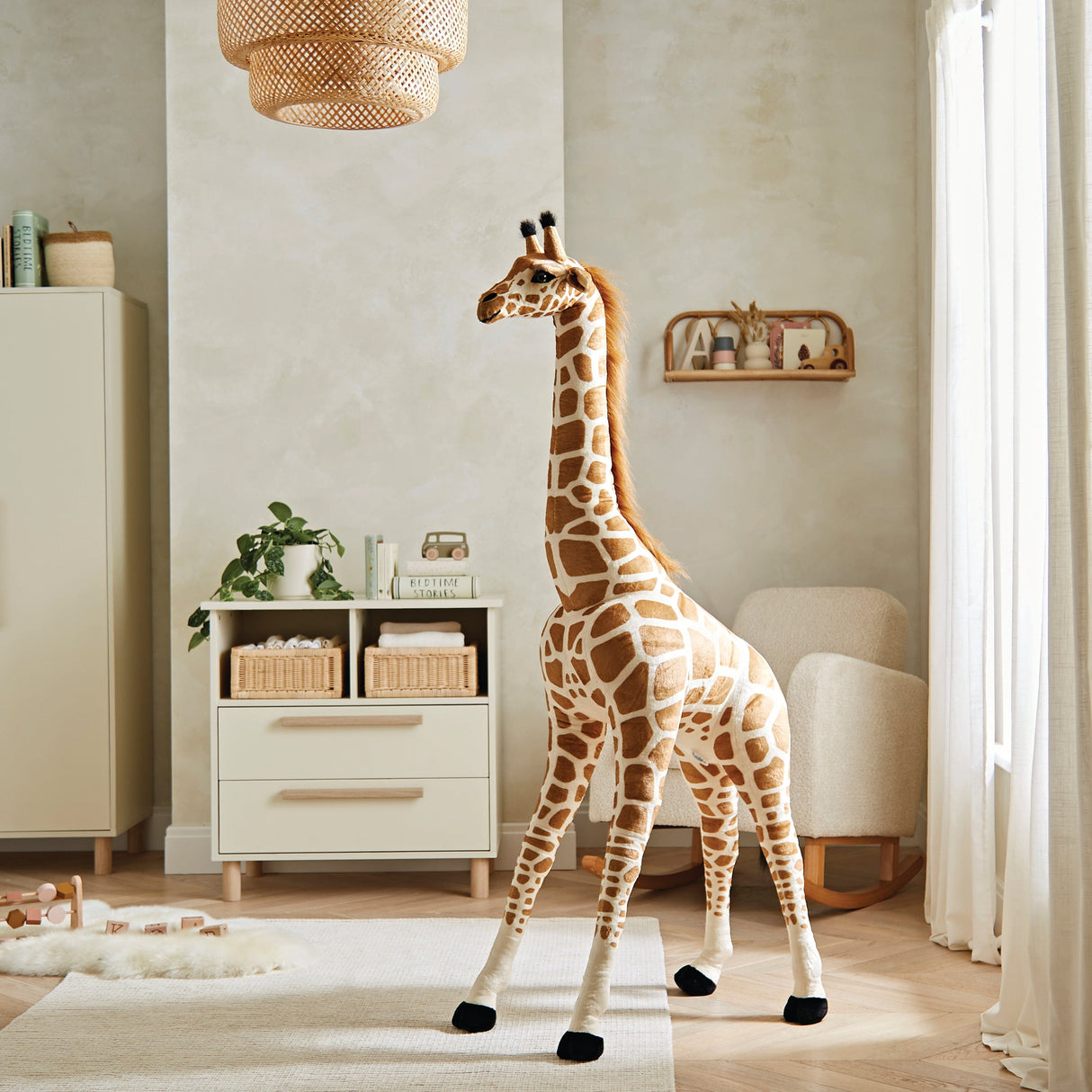 CuddleCo Standing Giraffe Stuffed Animal