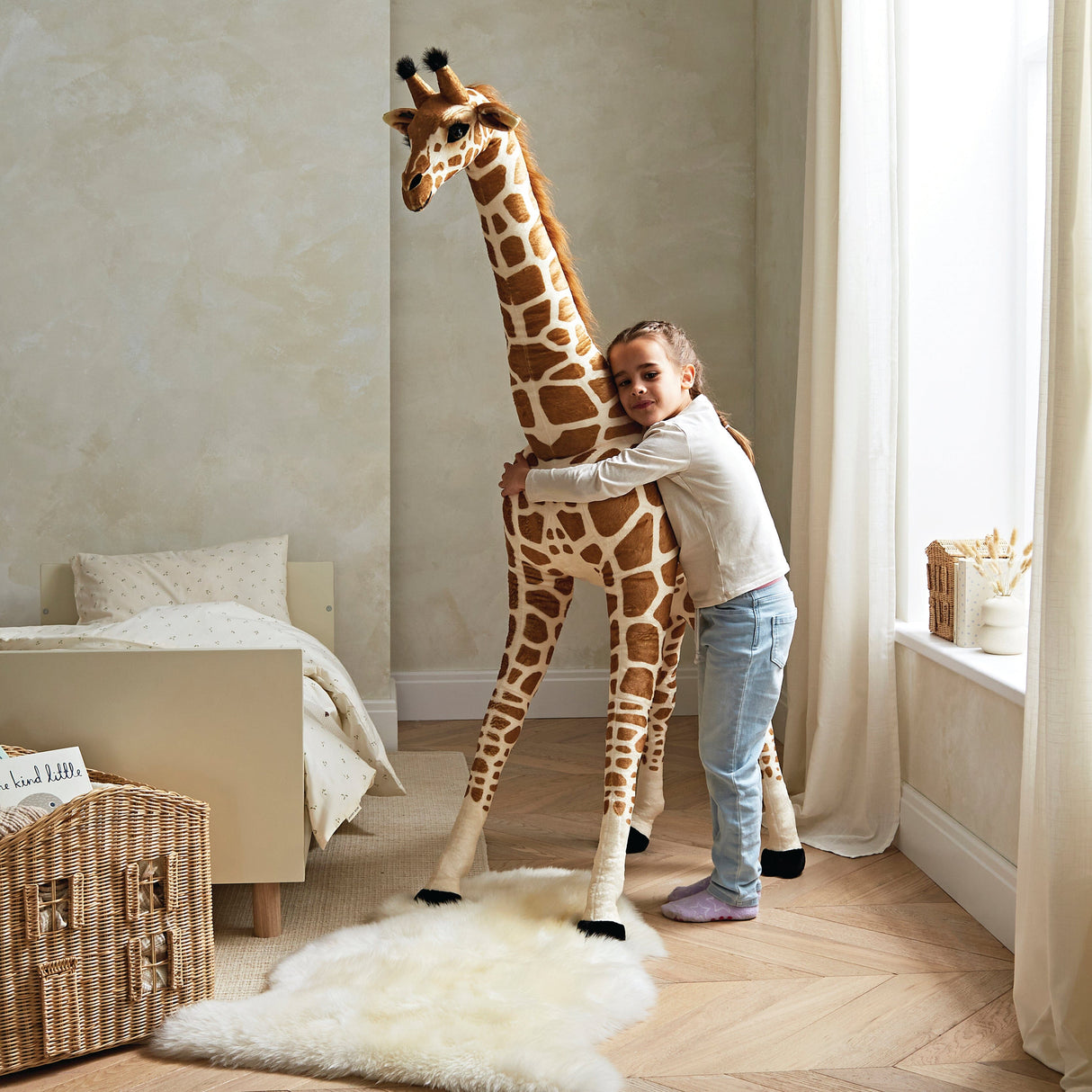 CuddleCo Standing Giraffe Stuffed Animal