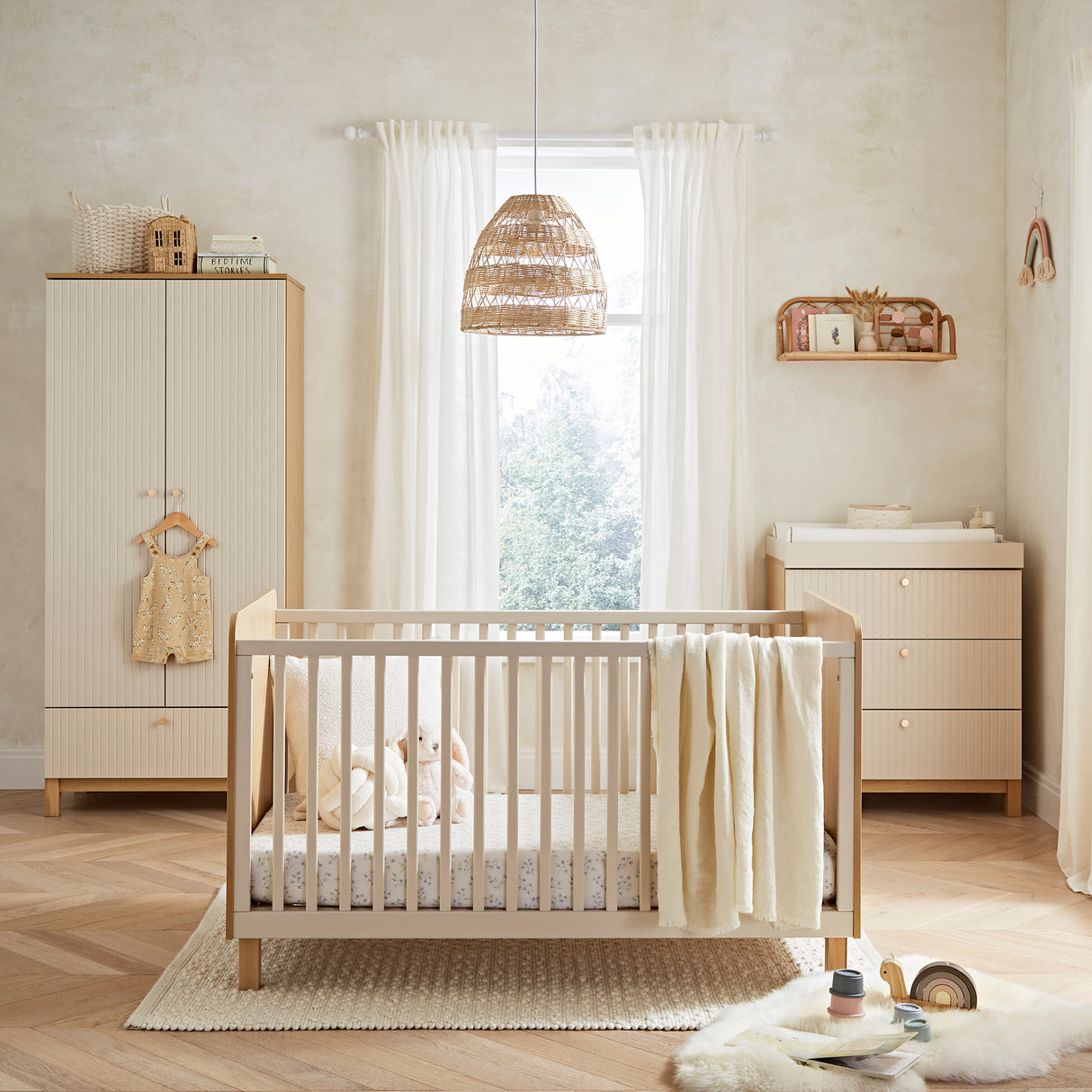 CuddleCo Remi 3 Piece Nursery Furniture Set