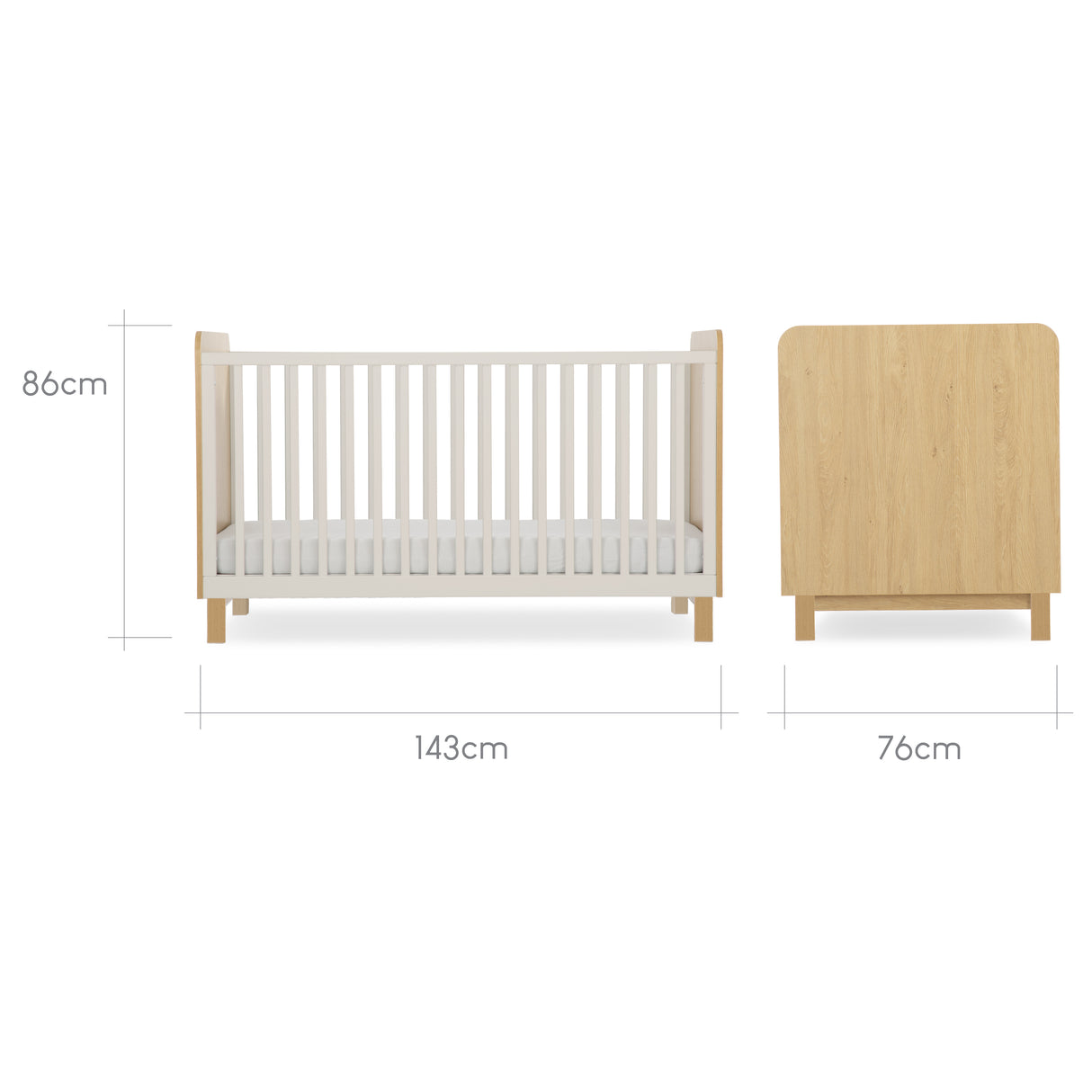 CuddleCo Remi 3 Piece Nursery Furniture Set