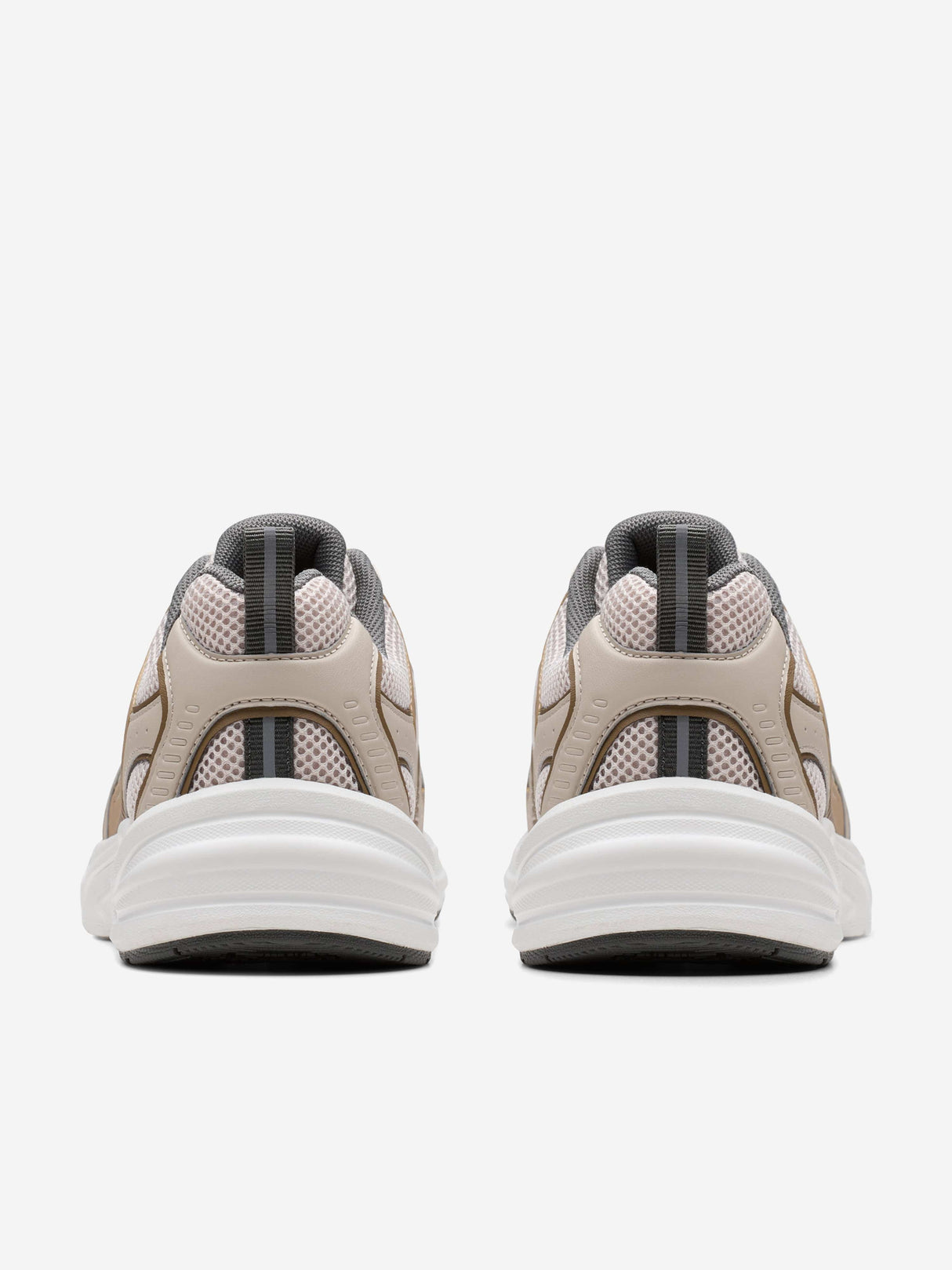 Clarks Kids Crafton Move Trainers in Beige (Wide Fit)