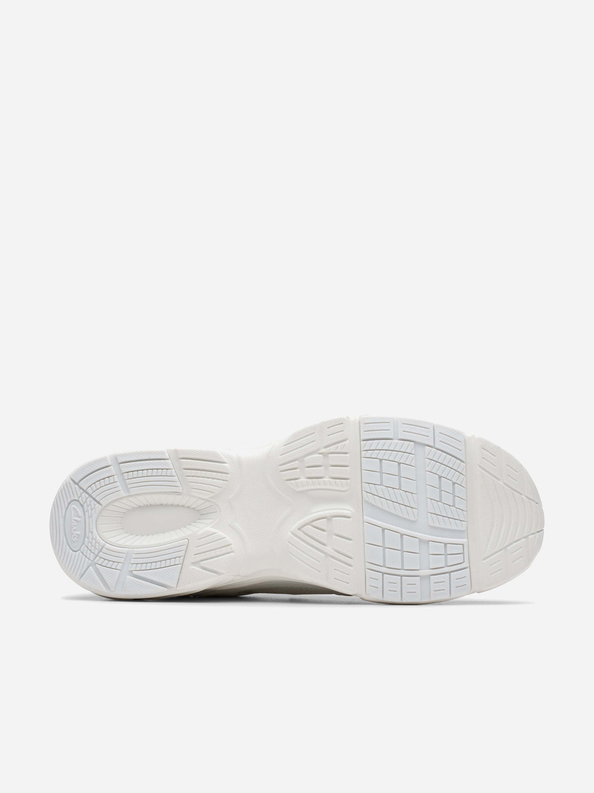 Clarks Kids Crafton Move Trainers in White (Wide Fit)