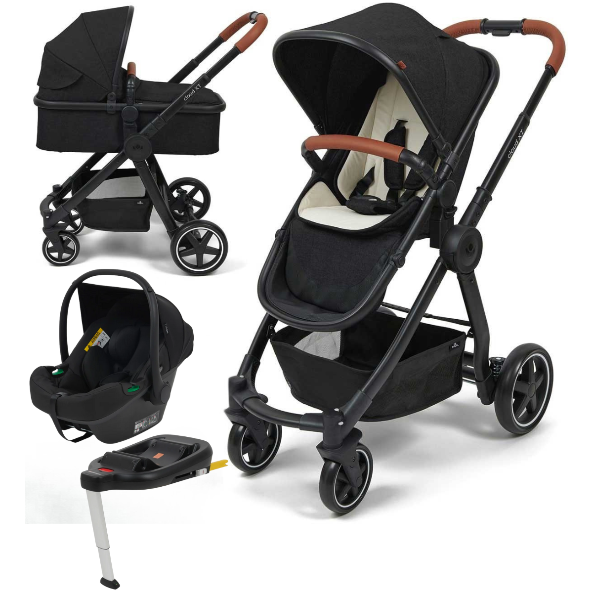 BabyLo Cloud XT 3in1 Travel system With Isofix Base