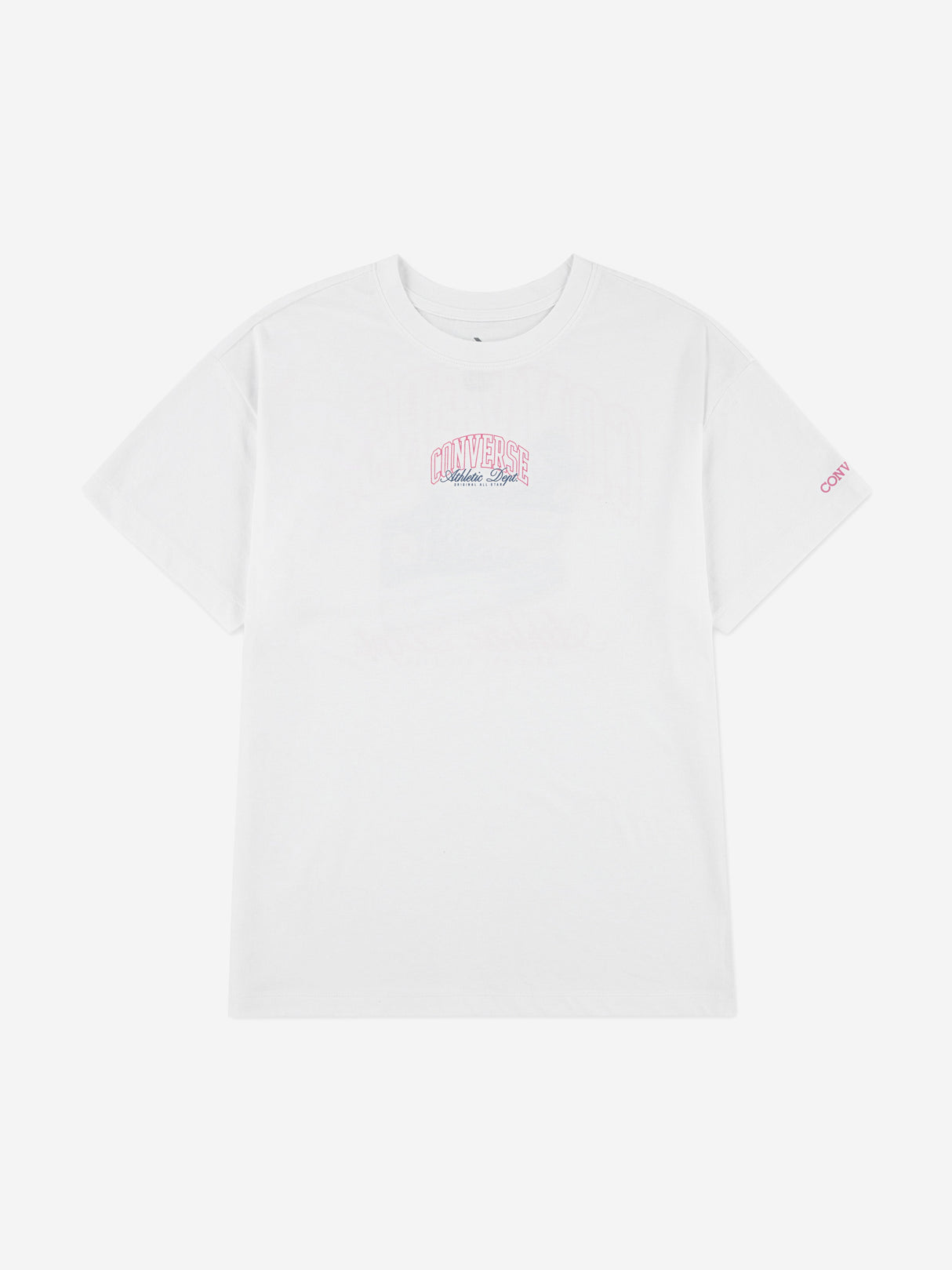 Converse Girls Chuck Taylor Boyfriend T-Shirt in White