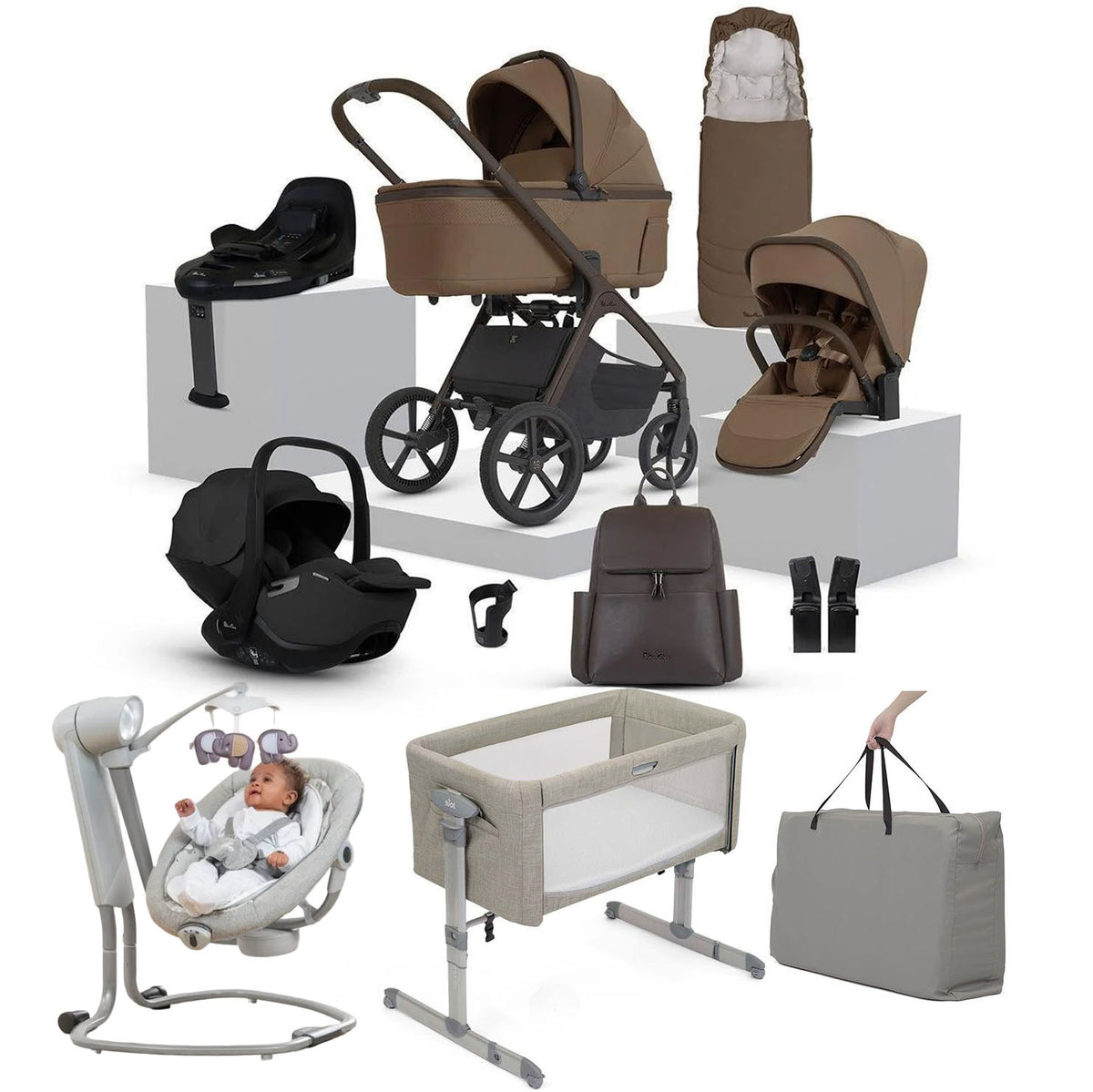 Silver Cross Cove 2 Ultimate 360 Infant Travel & Nursery Bundle