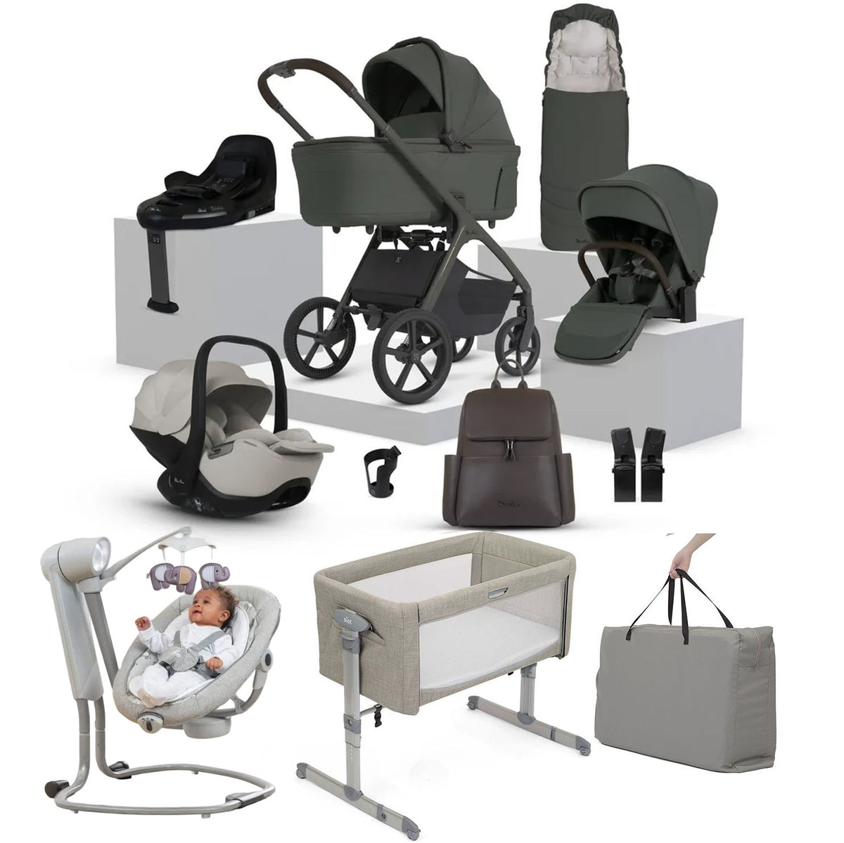 Silver Cross Cove 2 Ultimate 360 Infant Travel & Nursery Bundle