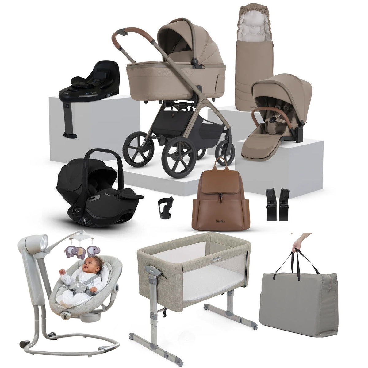 Silver Cross Cove 2 Ultimate 360 Infant Travel & Nursery Bundle