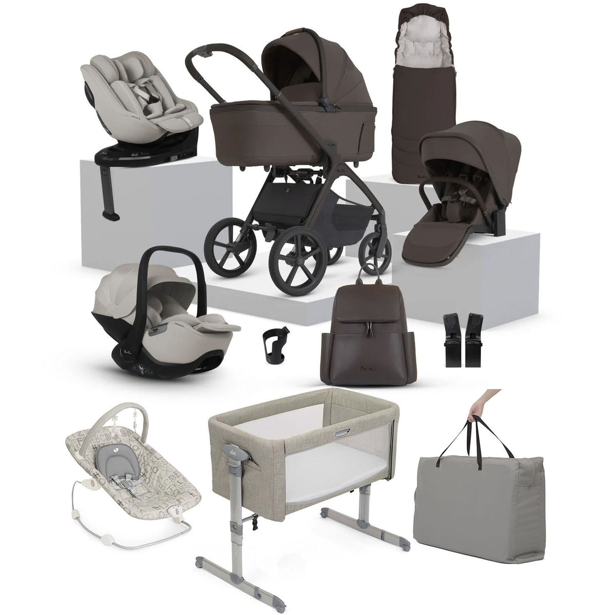 Silver Cross Cove 2 Ultimate 360 Family Essential Travel & Nursery Bundle