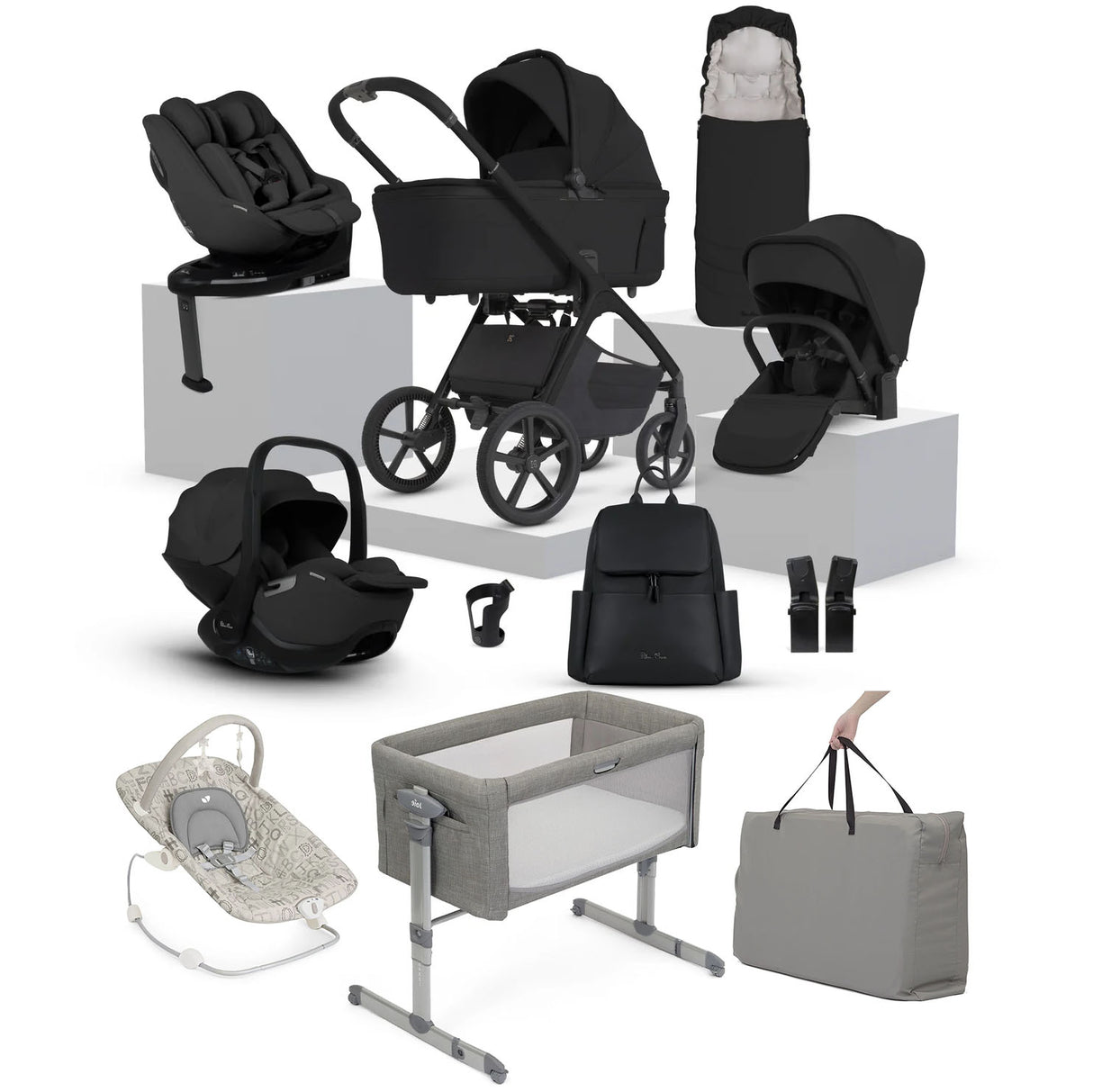 Silver Cross Cove 2 Ultimate 360 Family Essential Travel & Nursery Bundle