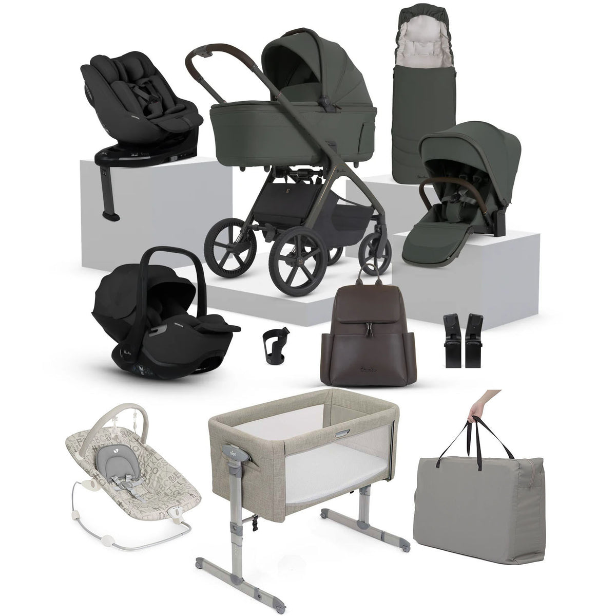Silver Cross Cove 2 Ultimate 360 Family Essential Travel & Nursery Bundle