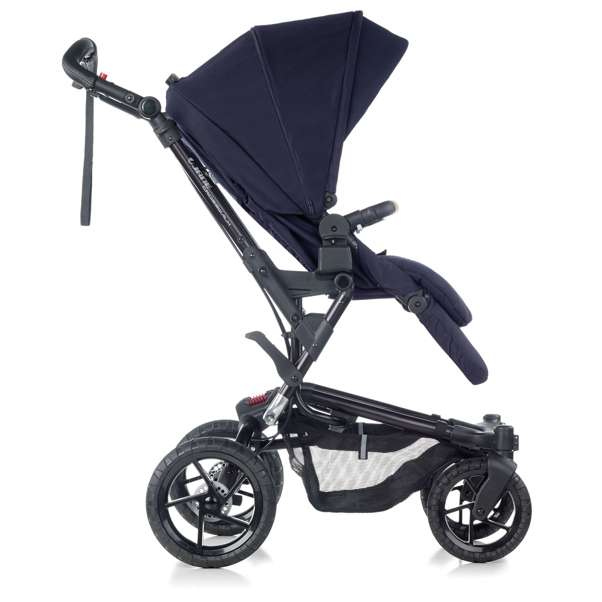 Jané Crosswalk-R All-Terrain Travel System with Carrycot & Koos iSize R1, Tech Mouse / Black Grey